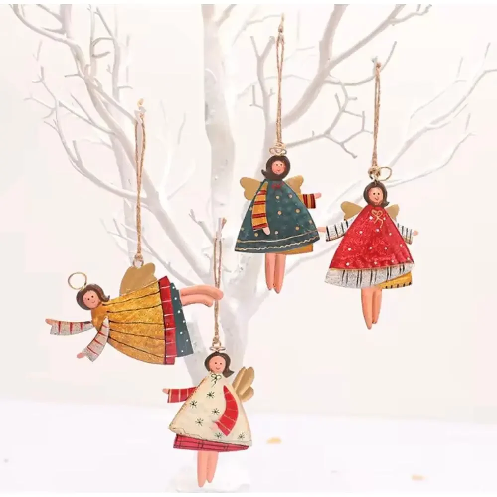 4 WickedAF Angel Themed Christmas Ornaments